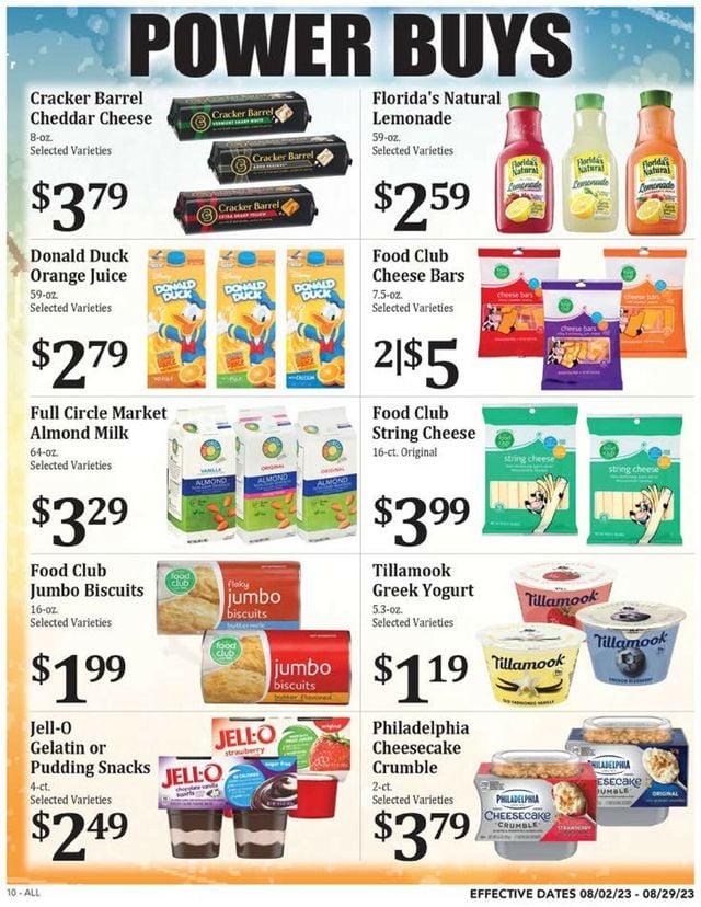 Rosauers Ad from 08/02/2023