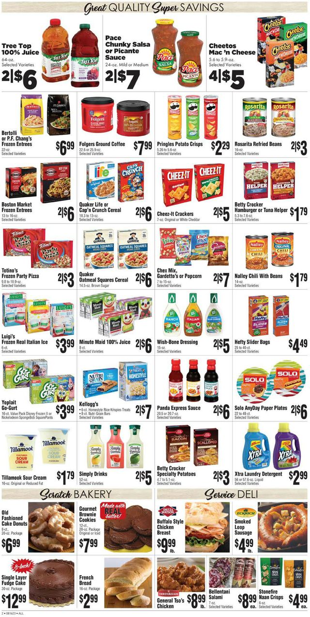 Rosauers Ad from 08/16/2023