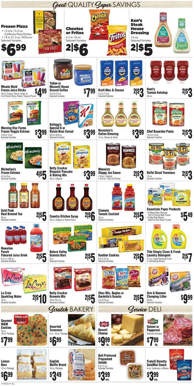 Rosauers Ad from 08/23/2023
