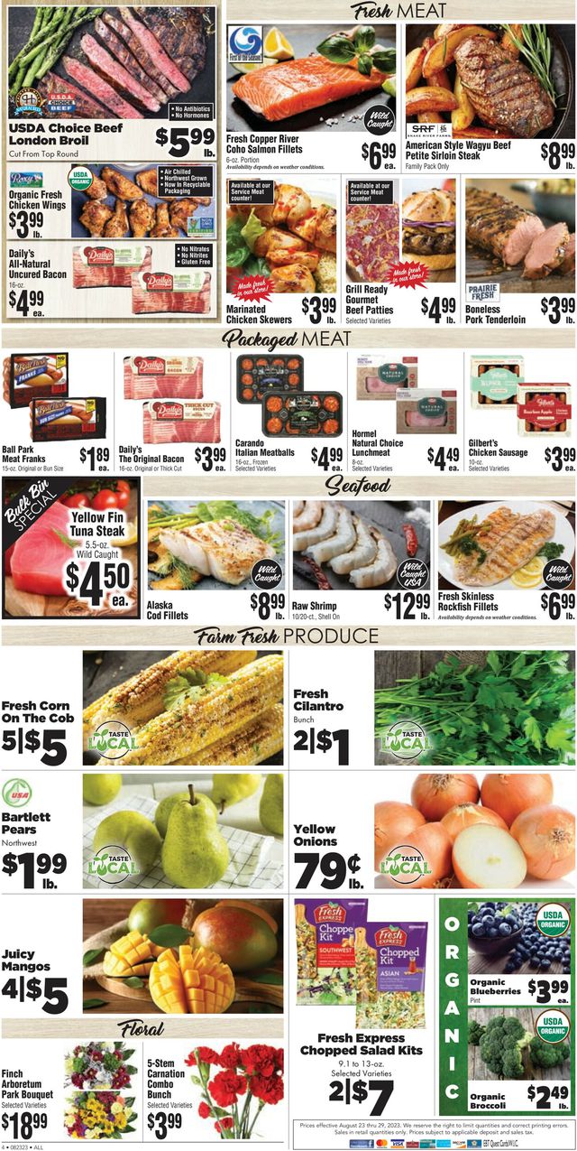 Rosauers Ad from 08/24/2023
