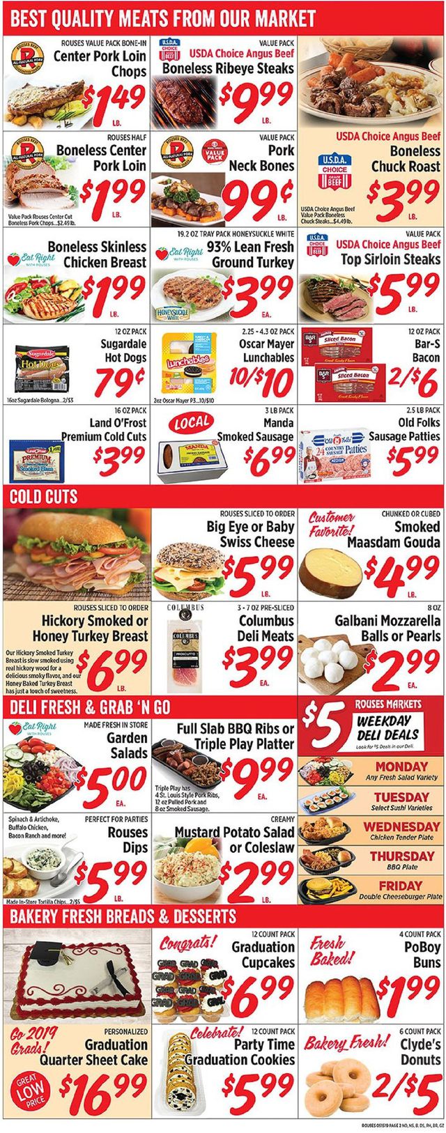 Rouses Ad from 05/15/2019