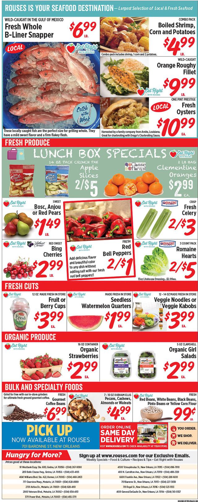 Rouses Ad from 07/31/2019