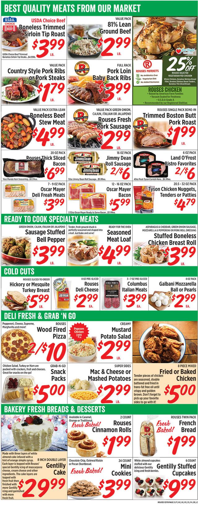 Rouses Ad from 12/11/2019