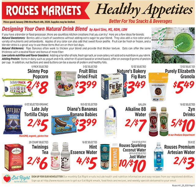 Rouses Ad from 01/29/2020