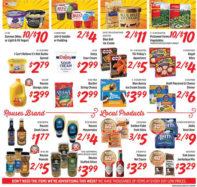 Rouses Ad from 03/04/2020