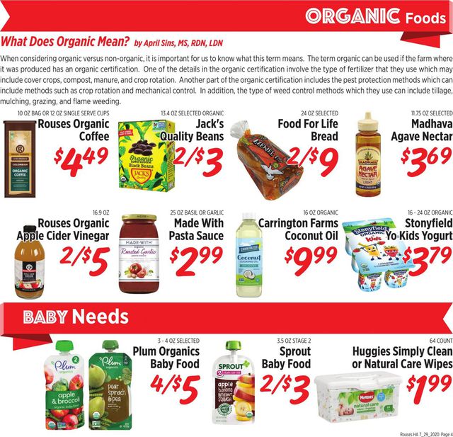 Rouses Ad from 07/29/2020