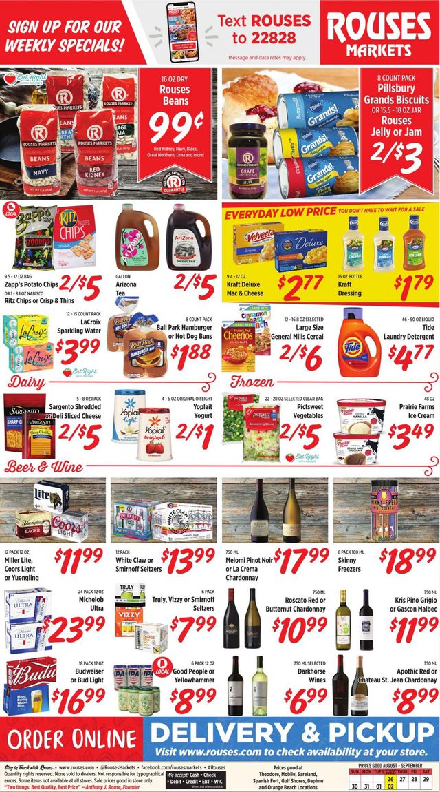 Rouses Ad from 08/26/2020