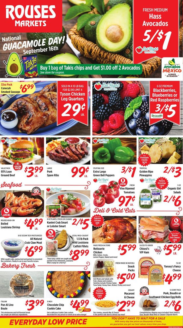 Rouses Ad from 09/16/2020