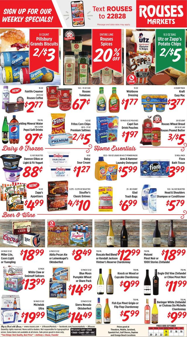 Rouses Ad from 09/16/2020