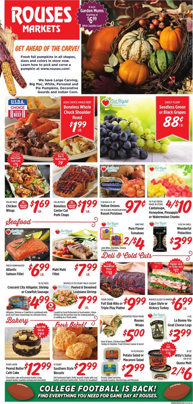 Rouses Ad from 09/23/2020