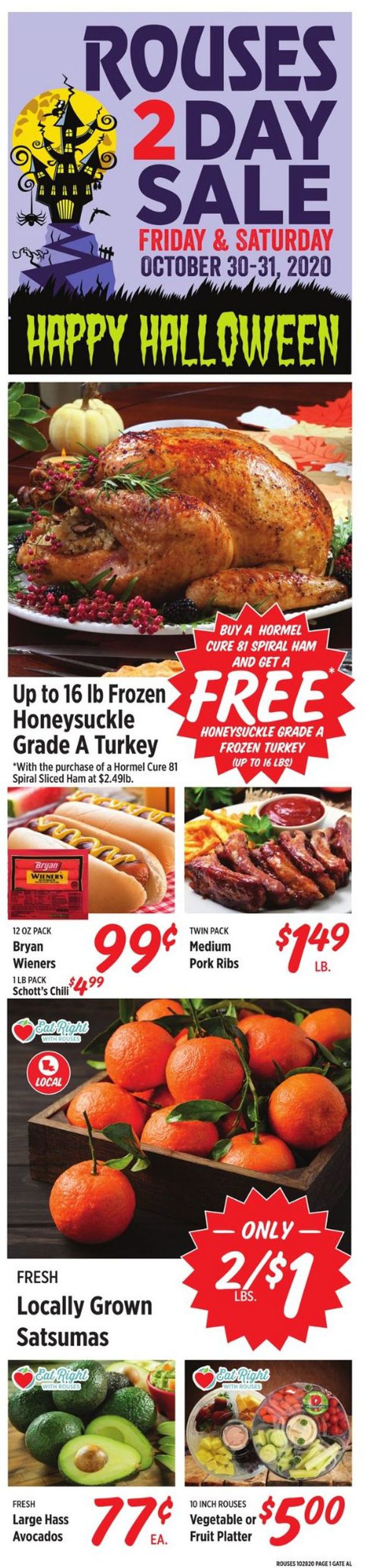 Rouses Ad from 10/28/2020