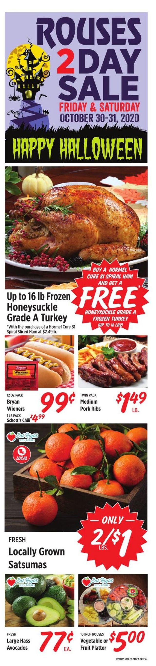 Rouses Ad from 10/30/2020