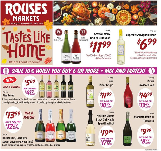 Rouses Ad from 11/08/2020