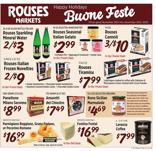 Rouses Ad from 11/25/2020