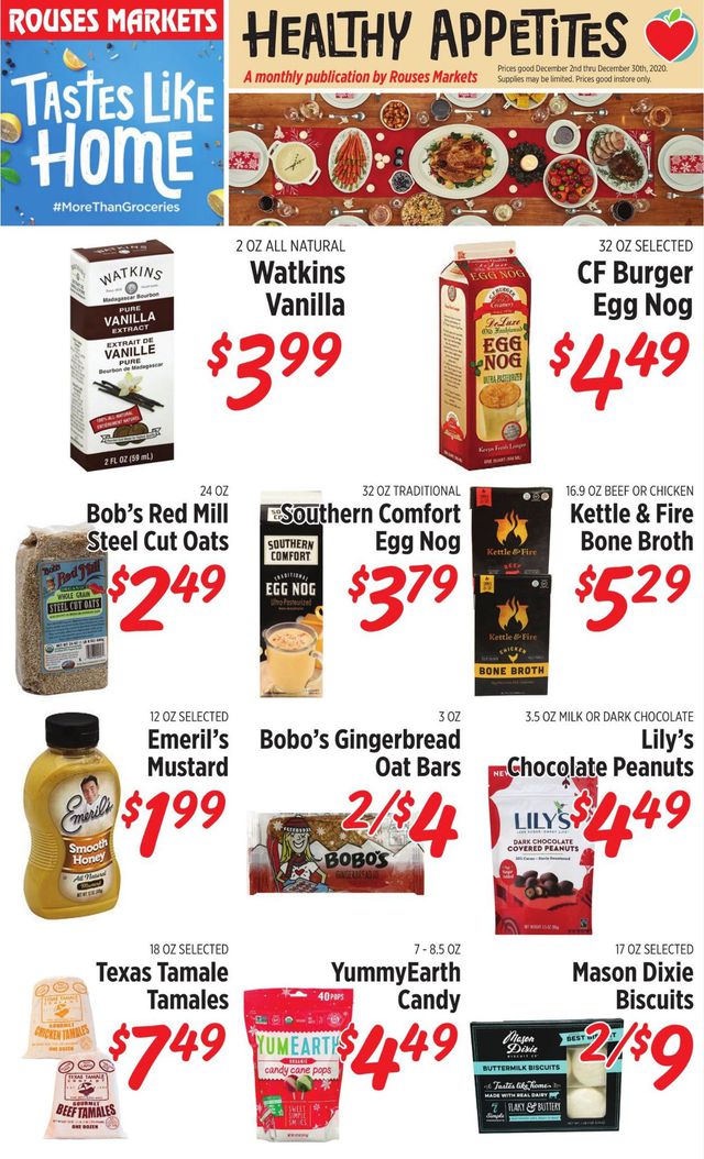 Rouses Ad from 12/02/2020