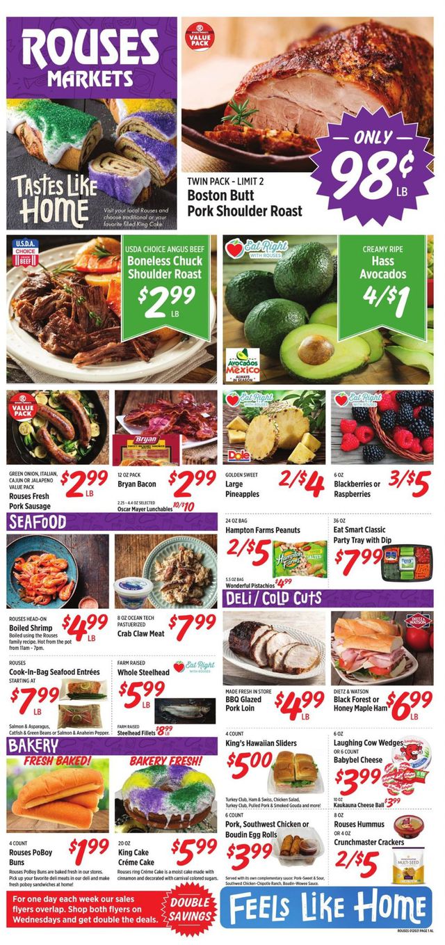 Rouses Ad from 01/20/2021