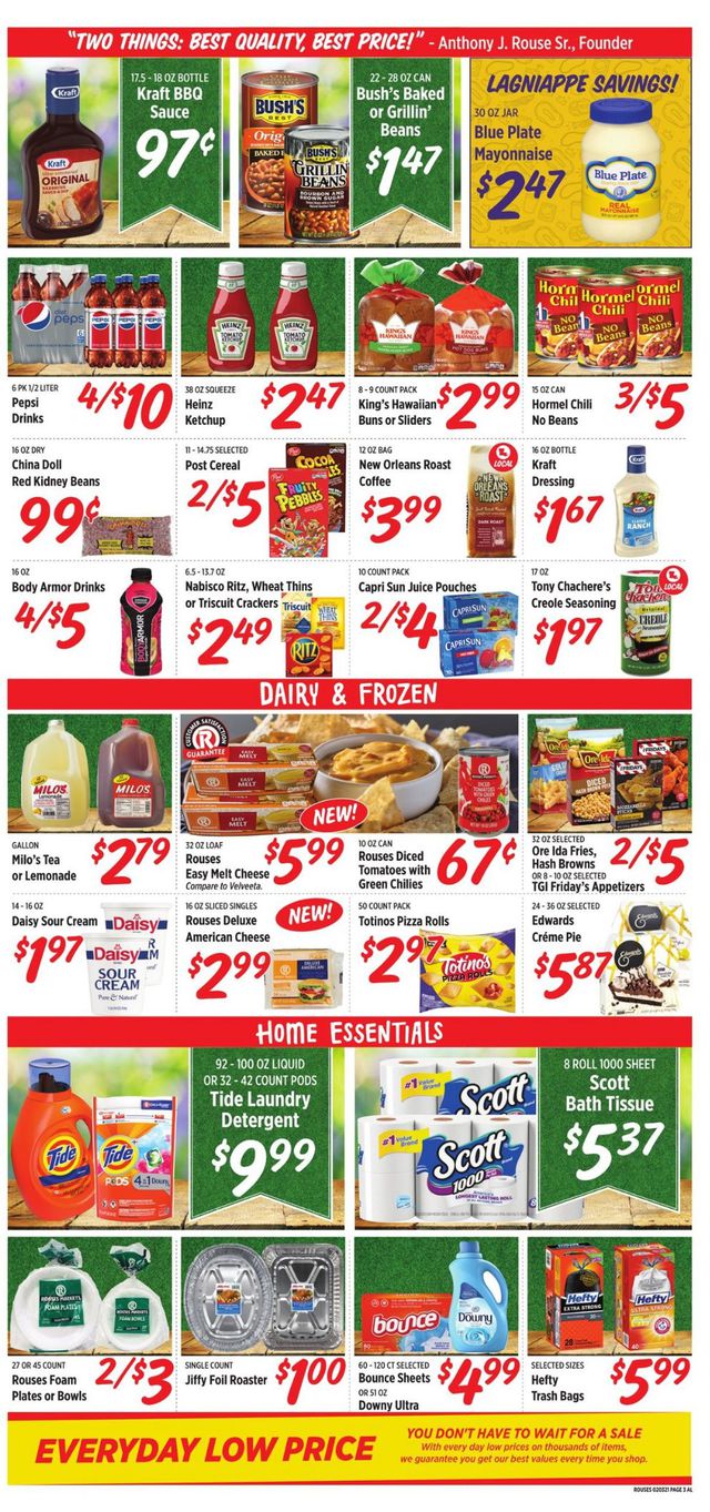 Rouses Ad from 02/03/2021
