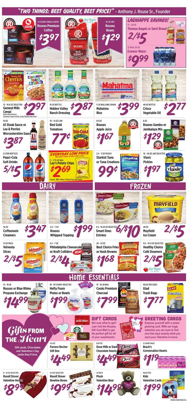 Rouses Ad from 02/10/2021