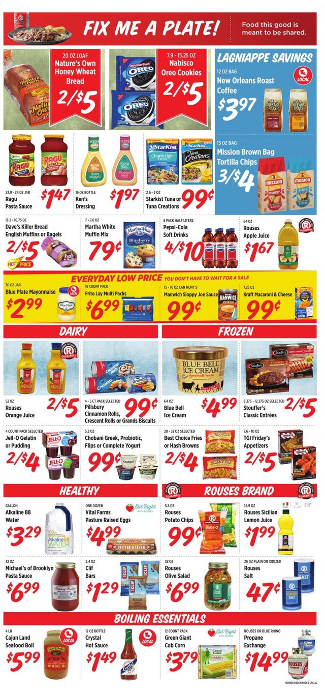 Rouses Ad from 03/03/2021