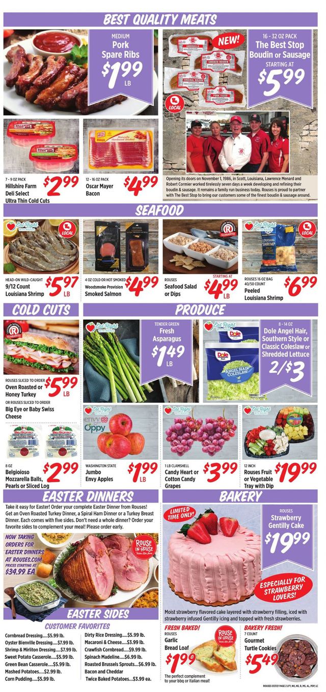 Rouses Ad from 03/31/2021