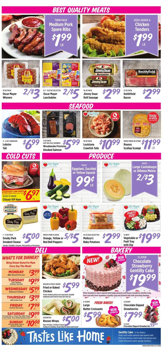 Rouses Ad from 05/05/2021