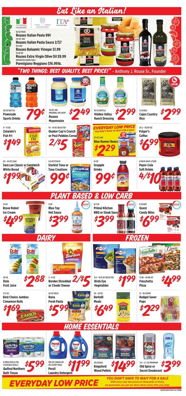 Rouses Ad from 06/02/2021