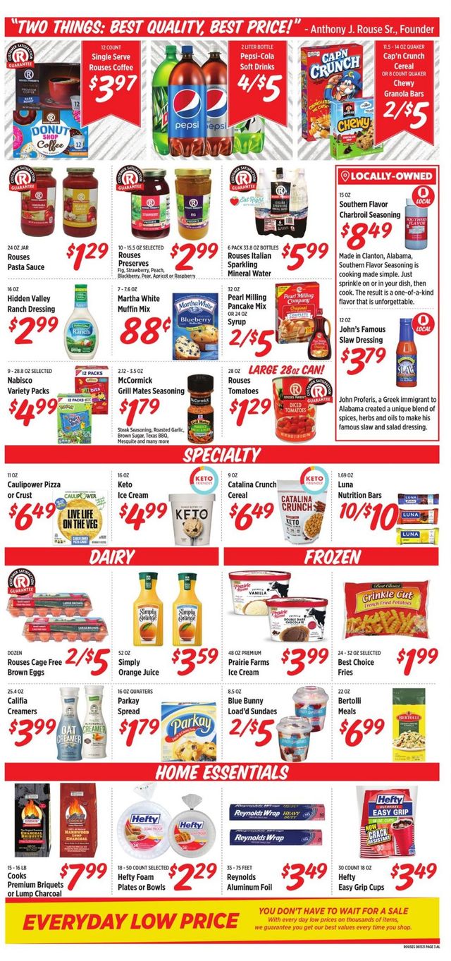 Rouses Ad from 08/11/2021