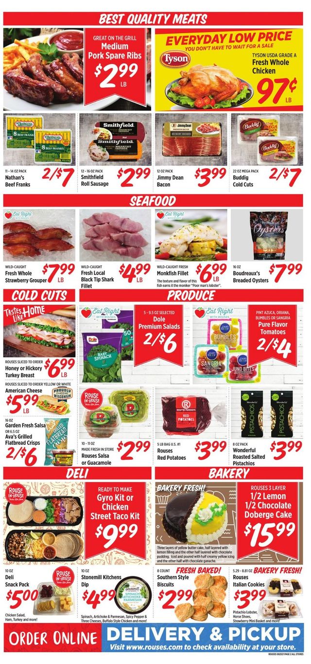Rouses Ad from 08/25/2021