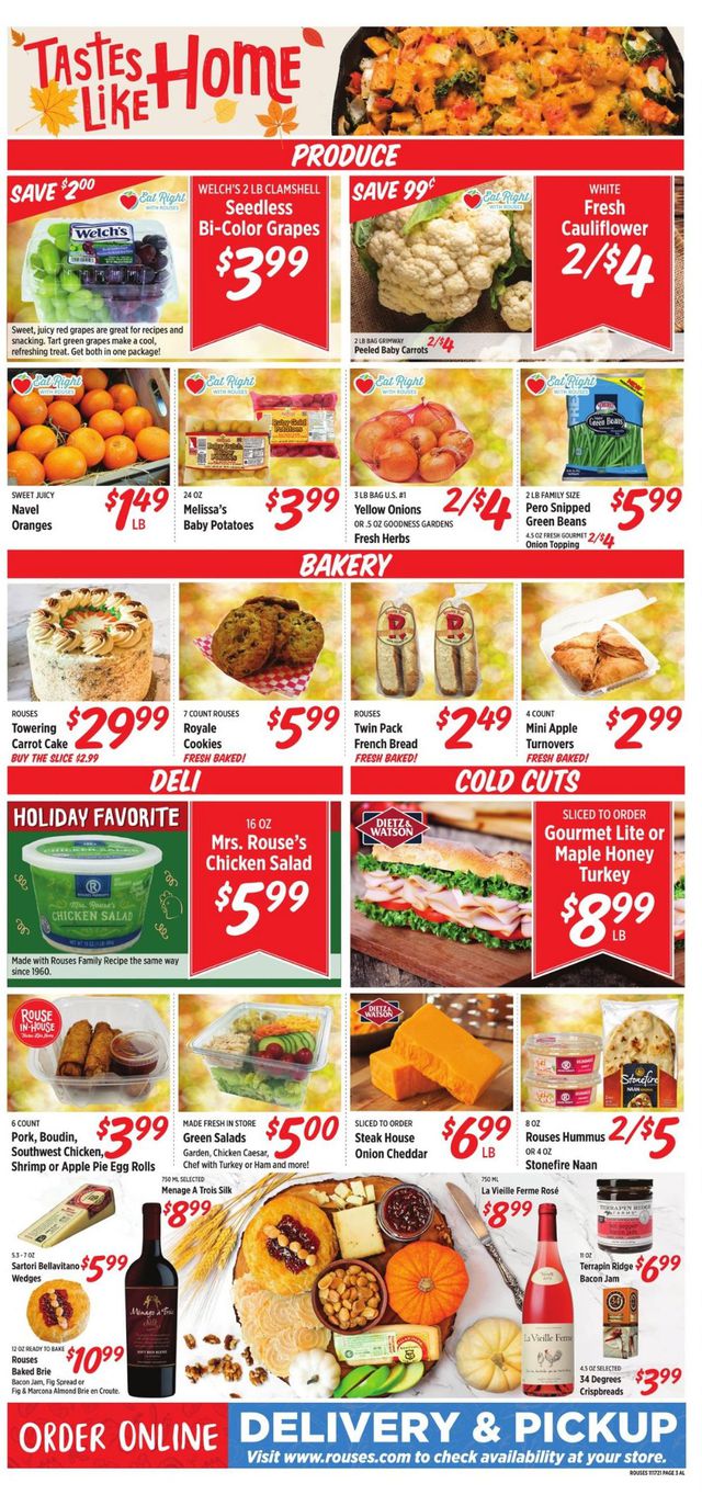 Rouses Ad from 11/17/2021