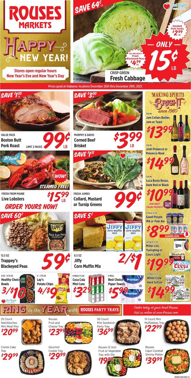 Rouses Ad from 12/26/2021