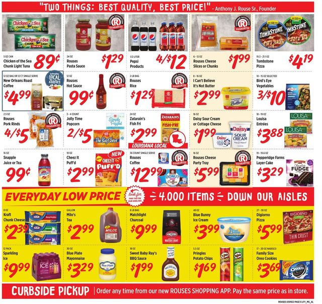 Rouses Ad from 03/09/2022