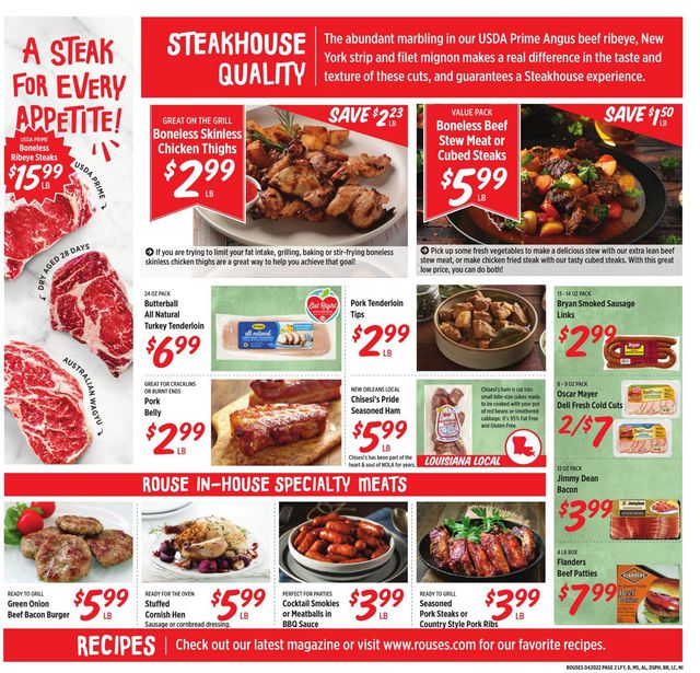 Rouses Ad from 04/20/2022