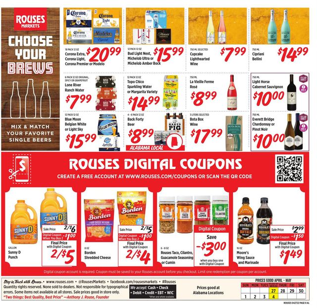 Rouses Ad from 04/27/2022