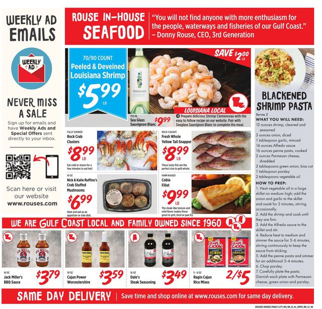 Rouses Ad from 06/08/2022