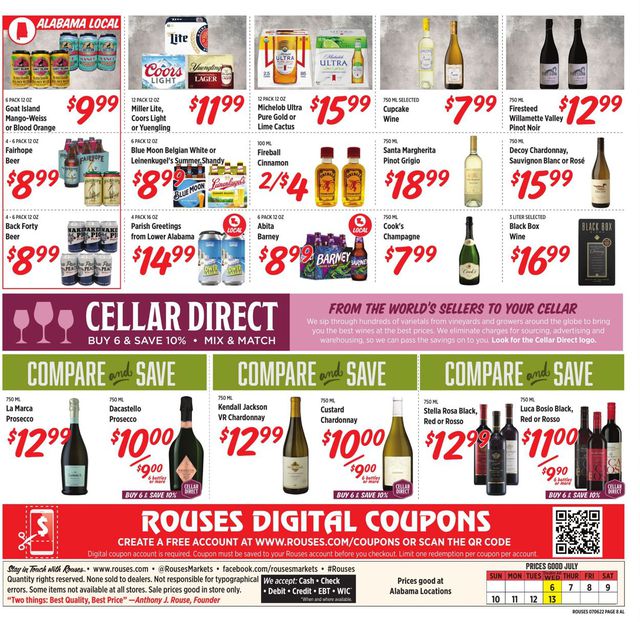 Rouses Ad from 07/06/2022