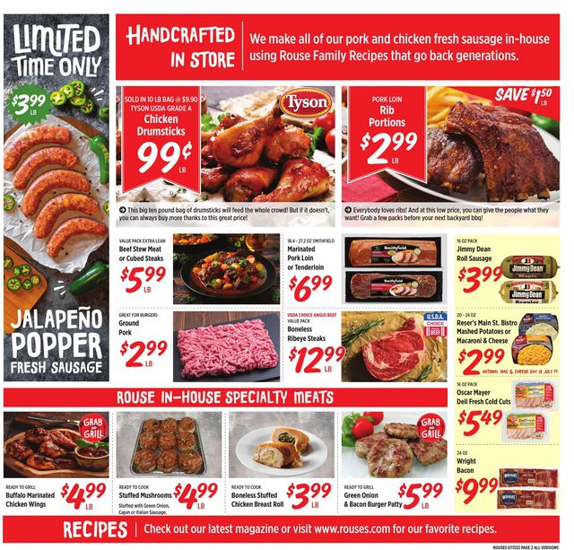 Rouses Ad from 07/13/2022