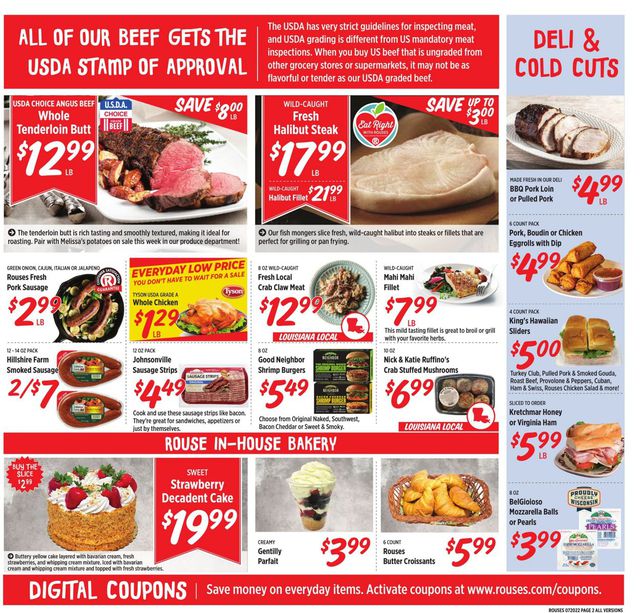 Rouses Ad from 07/20/2022