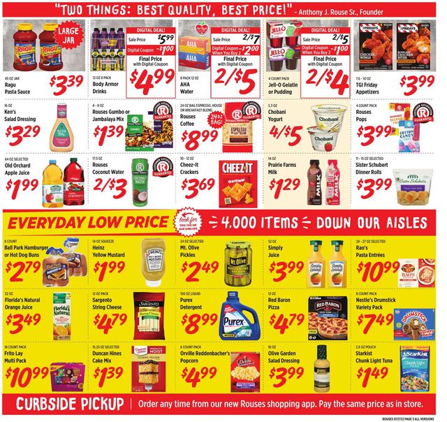 Rouses Ad from 07/27/2022