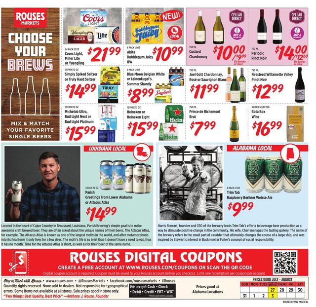 Rouses Ad from 07/27/2022
