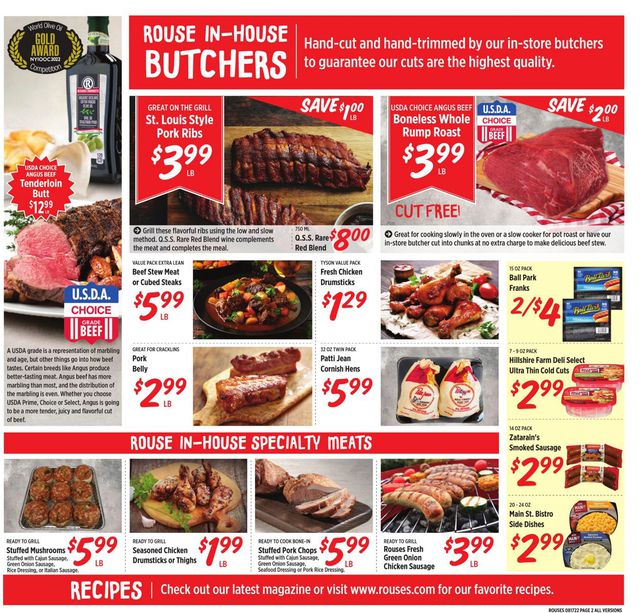 Rouses Ad from 08/17/2022