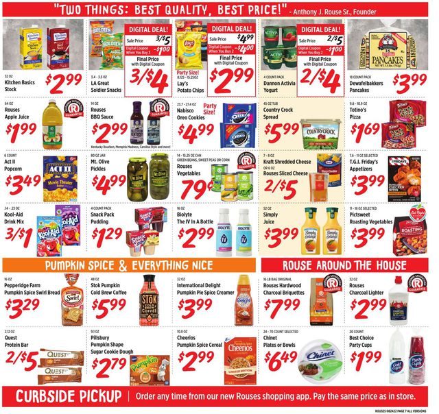 Rouses Ad from 08/24/2022