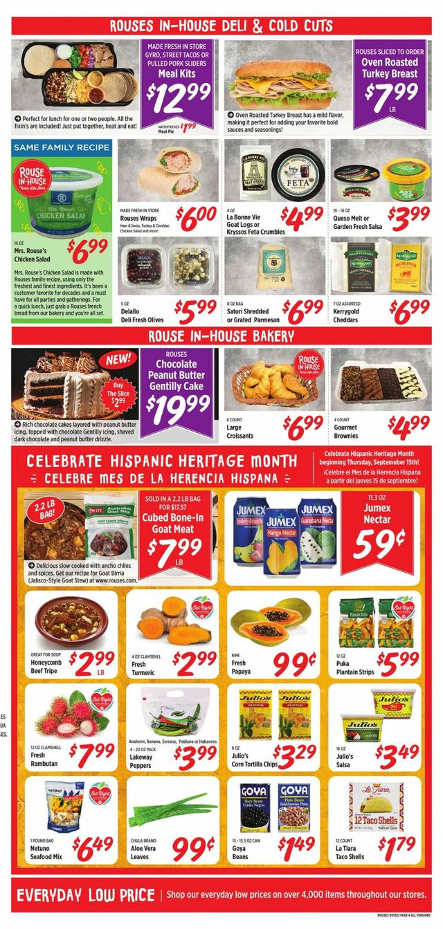 Rouses Ad from 09/14/2022