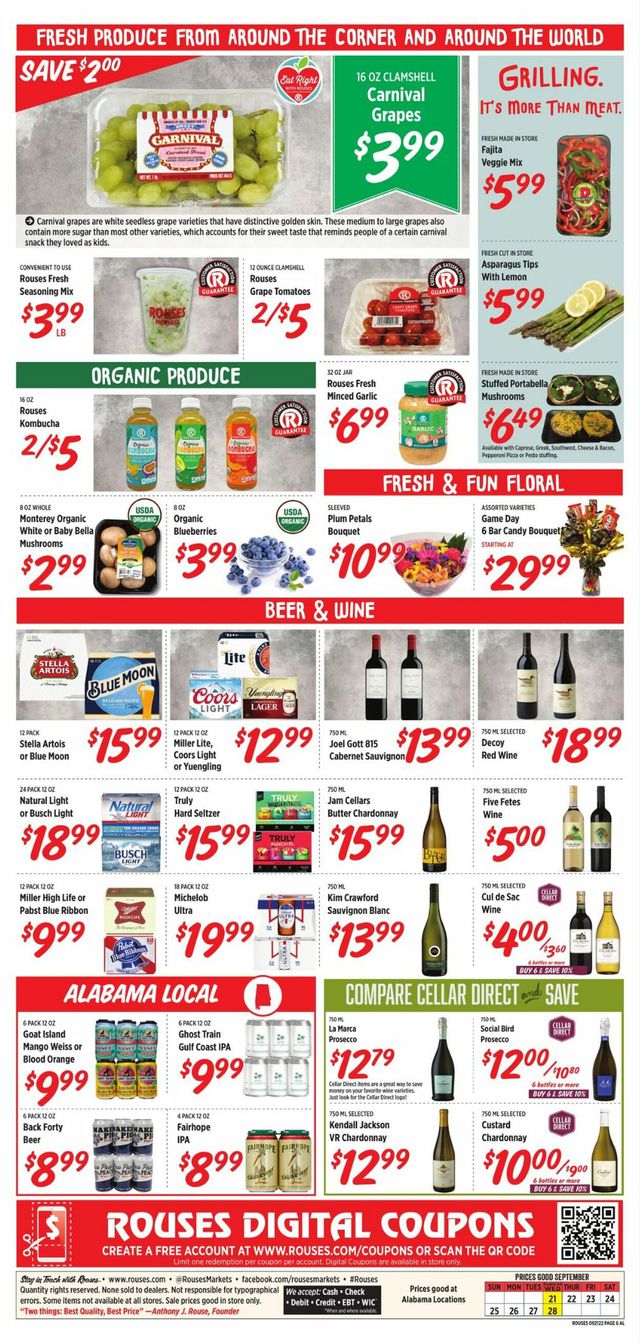 Rouses Ad from 09/21/2022