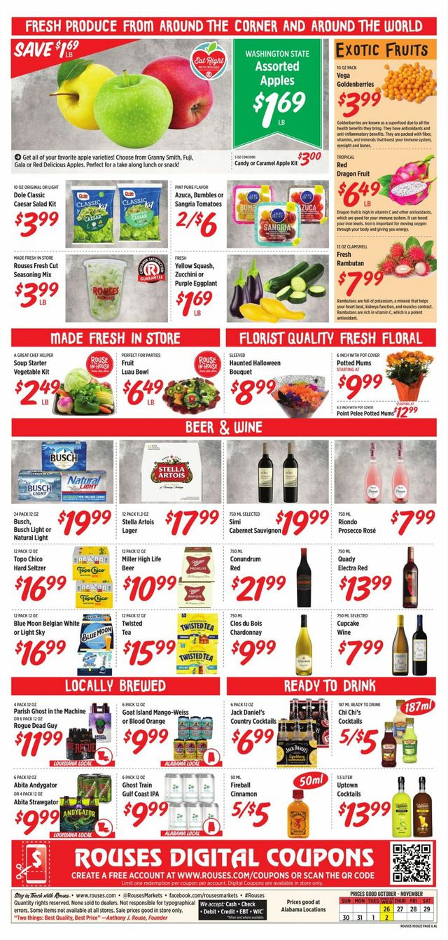 Rouses Ad from 10/26/2022