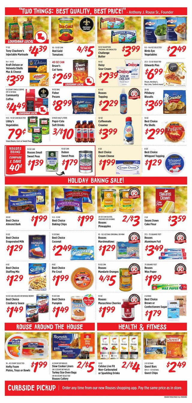 Rouses Ad from 11/09/2022