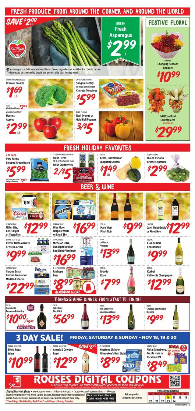 Rouses Ad from 11/16/2022