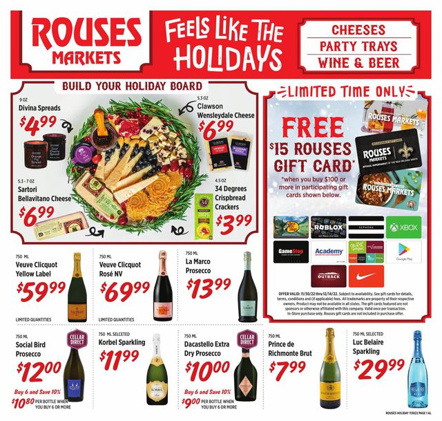 Rouses Ad from 11/30/2022