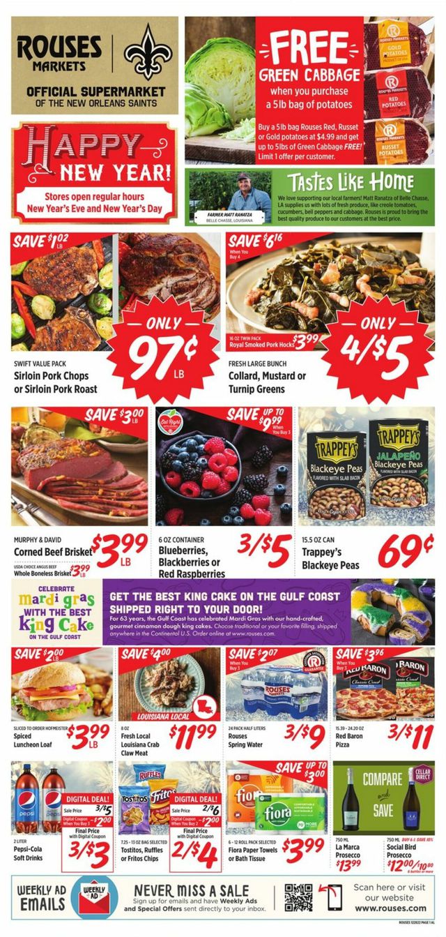 Rouses Ad from 12/26/2022