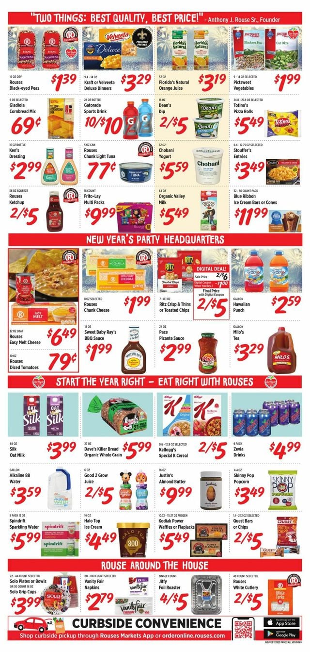 Rouses Ad from 12/26/2022