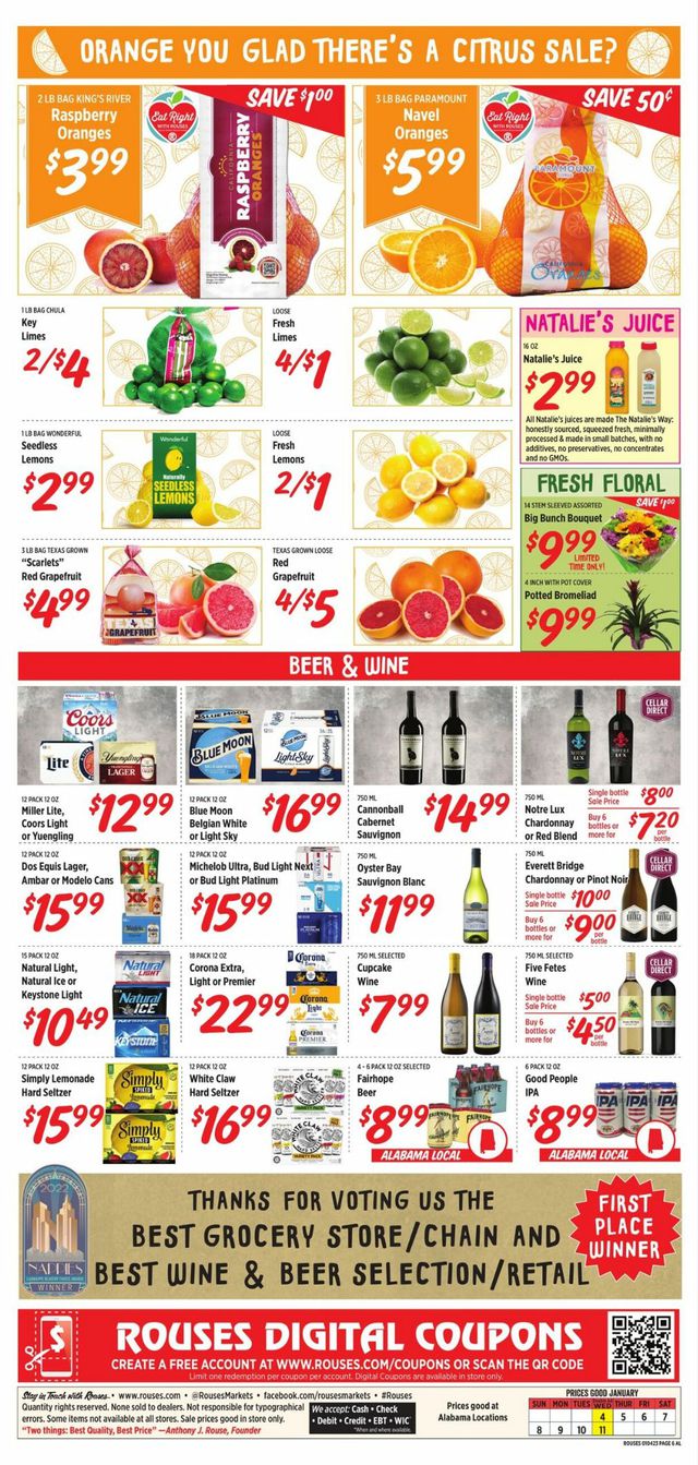 Rouses Ad from 01/04/2023